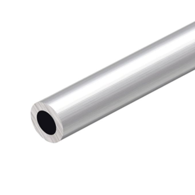 Alluminio tondo forato lega 6082 diam esterno 100mm diam int 60mm L=500mm