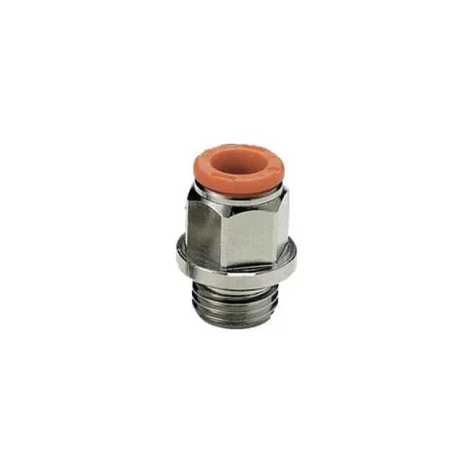 Diritto cilindrico maschio R1 maschio G 1/8 tubo 4 Metal Work 2L01002