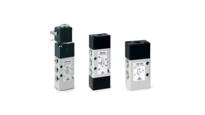 Elettrovalvola monostabile a 5/2 vie G 1/8 Camozzi 358-015-02