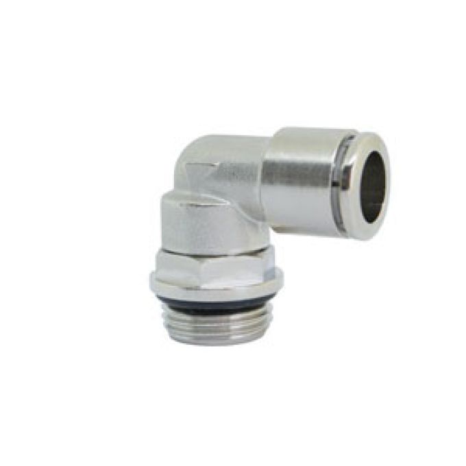 Raccordo a gomito maschio girevole G 1/2 tubo 10mm Tierre Group OTRL10G04