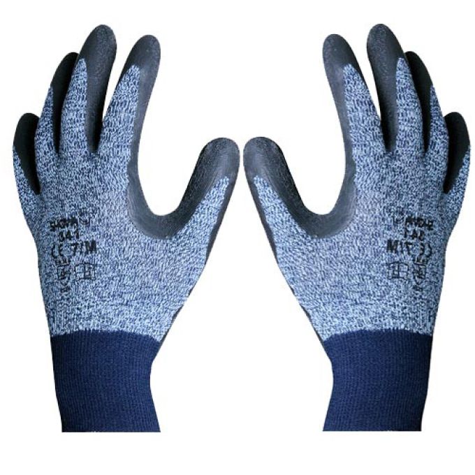 Guanto da lavoro Showa 341 ADVANCED GRIP PURLE taglia 8/L