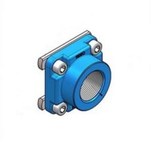 Piastra di uscita femmina interasse 60 BSP G  1" Teseo 003003035