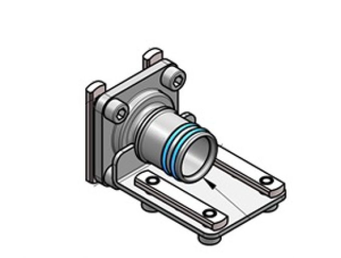 Piastra di riduzione diam 50mm Teseo 003003037