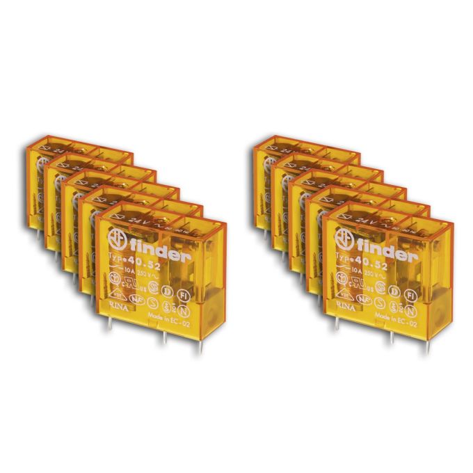 Relè monostabile Finder 24V AC Finder  40.52.8.024.0000