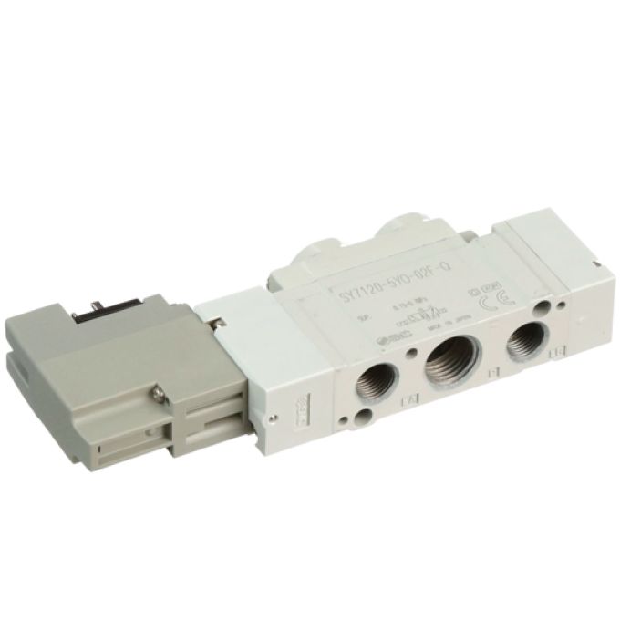 Elettrovalvola monostabile Smc serie SY 5/2 vie G 1/8 Smc SY5120-5YO-01F-Q