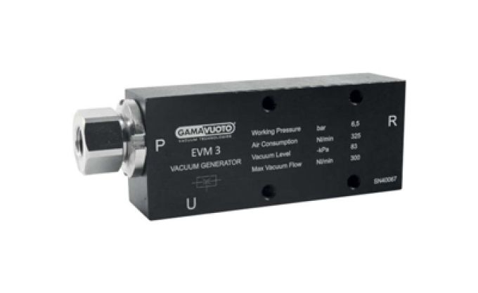 Generatore di vuoto monostadio Gamavuoto EVM3