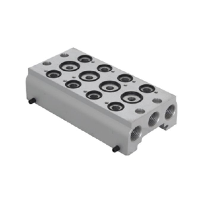 Sottobase a 4 posti G 1/4 Pneumax 888.04