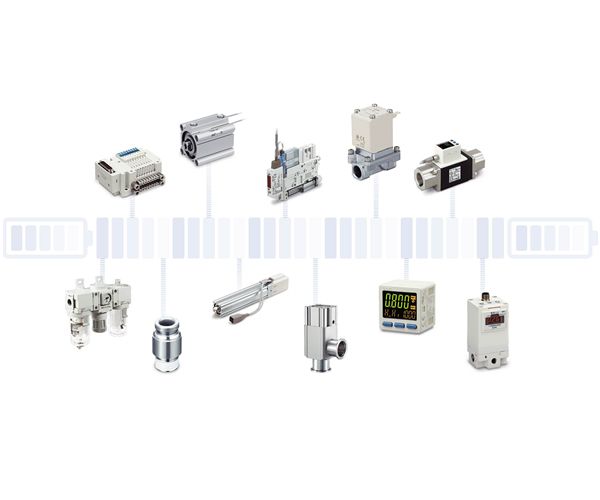 Componenti pneumatici per automazione industriale