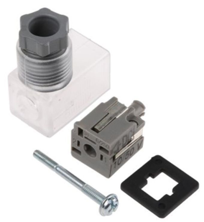 Connettore forma A lato 30mm LED + VDR 110V Metal Work W0970520038