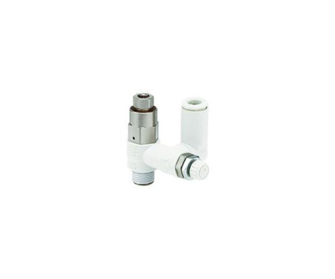 Regolatore di flusso con valvola unidirezionale pilotata Smc ASP430F-02-06S