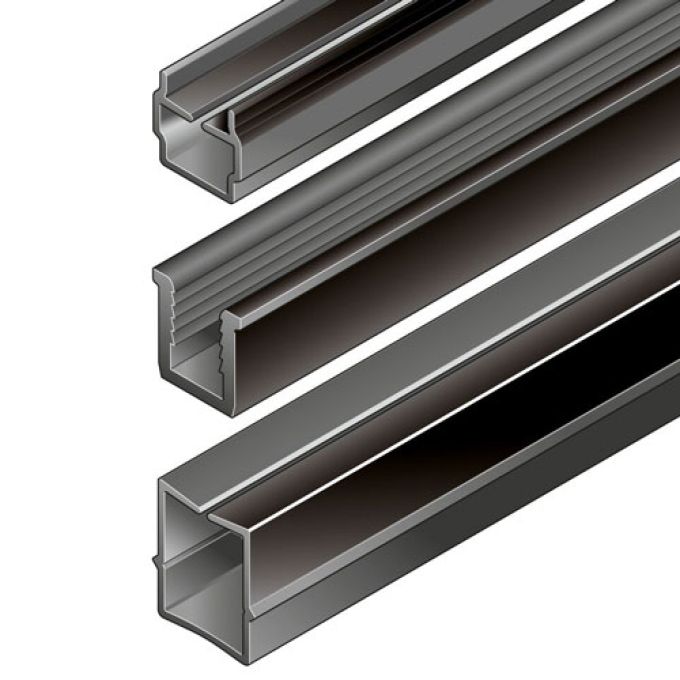 Profilato per intelaiatura cava 8mm colore grigio segnale Bosch Rexroth 3842555274