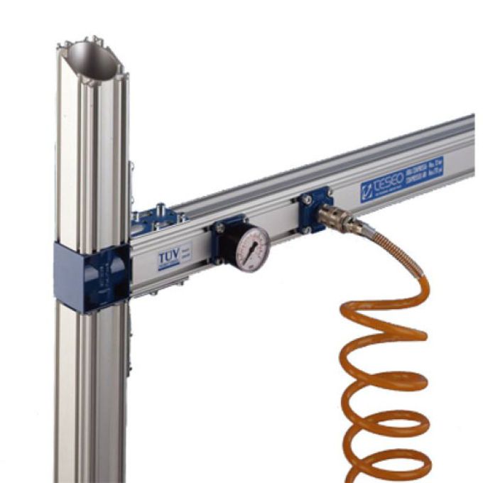 Barra in alluminio estruso naturale HBS50 Lunghezza 5 Metri Teseo 800060500