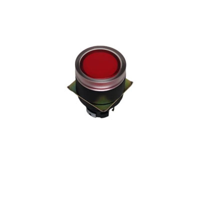 Pulsante luminoso protetto colore rosso Omron A22L-GR